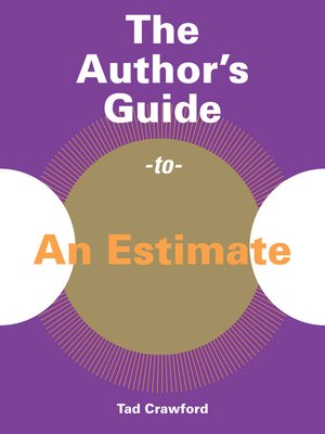 cover image of The Author's Guide to an Estimate